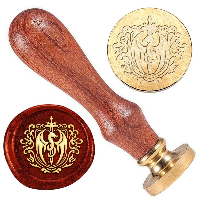 Wax Seal Stamp Set - Tampon de sceau de cire d'épée