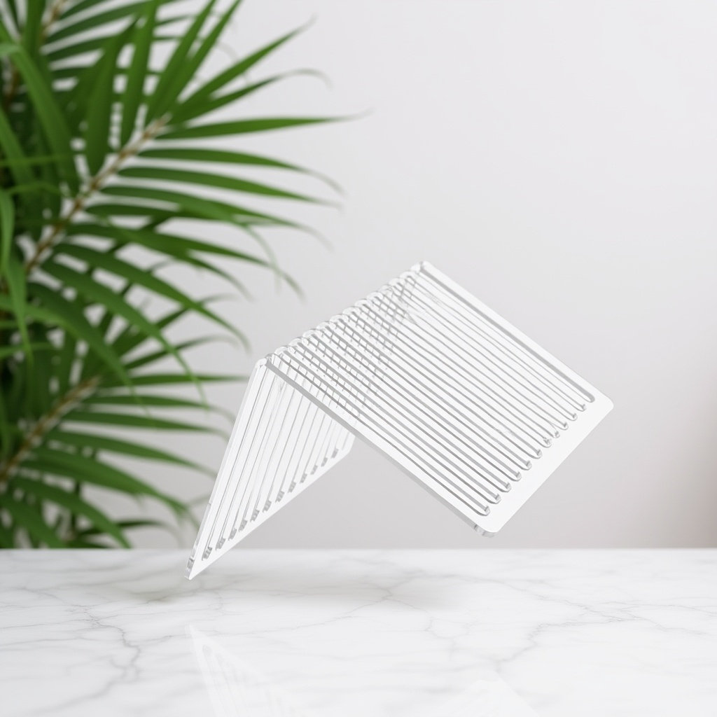 Magazine Holder Rack - Présentoir pour disques vinyles en acrylique,
