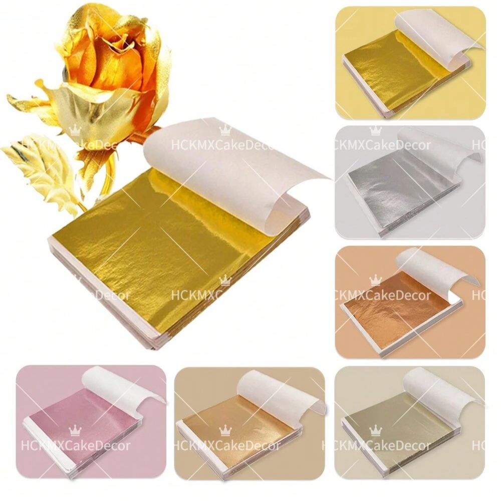 Ink Blotter Paper - 100 feuilles de papier doré imitation
