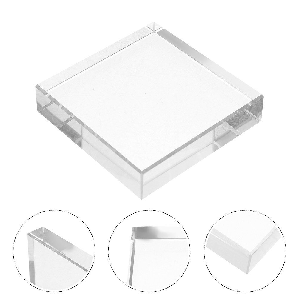 Paper Weight Crystal - Poids de bureau carré en cristal