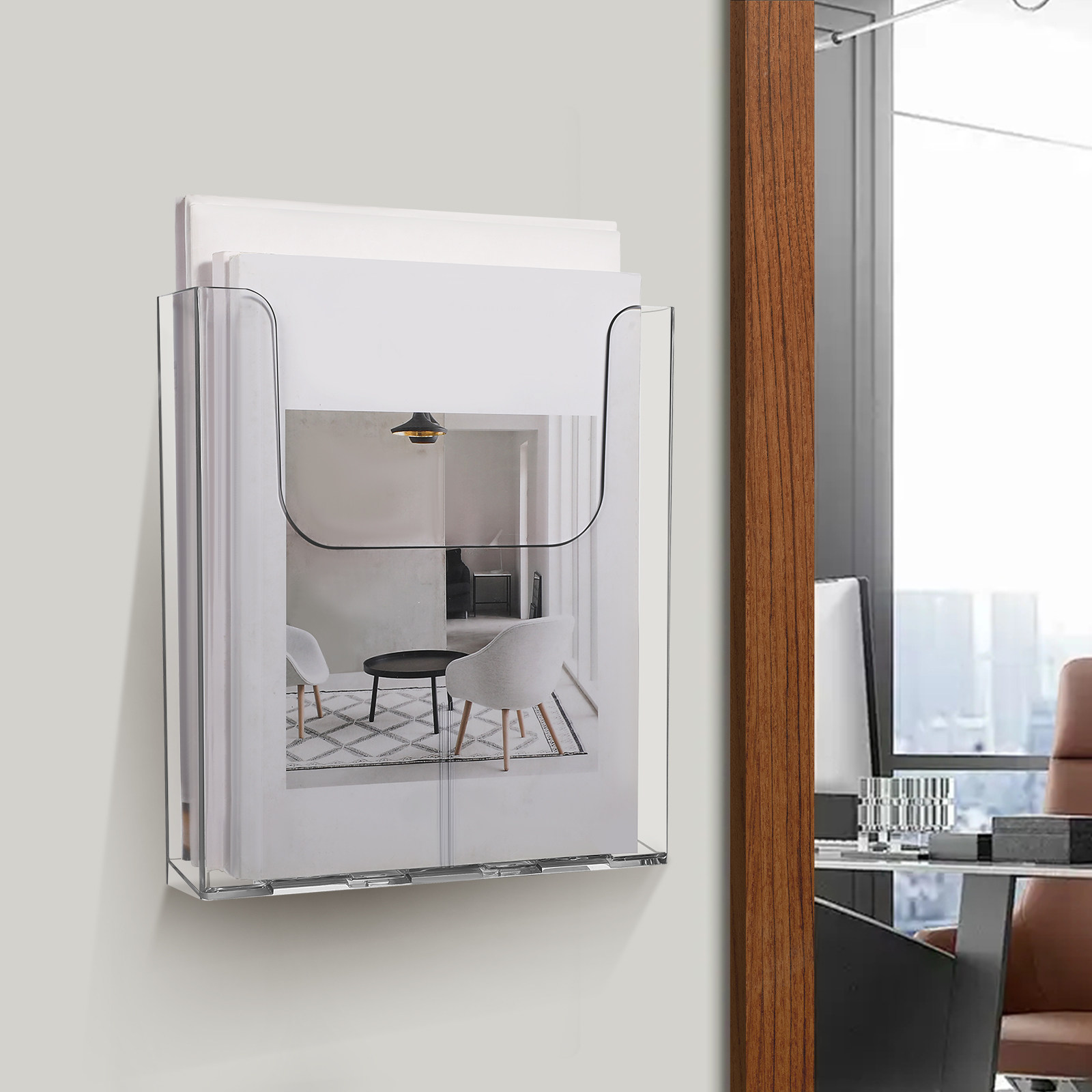 2 pièces, organisateur mural t - Magazine Holder Rack avis et prix