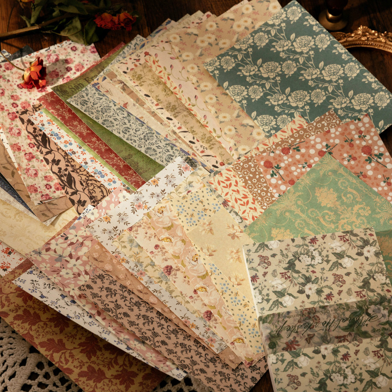 Papier à motifs floraux Vintag - Ink Blotter Paper avis et prix