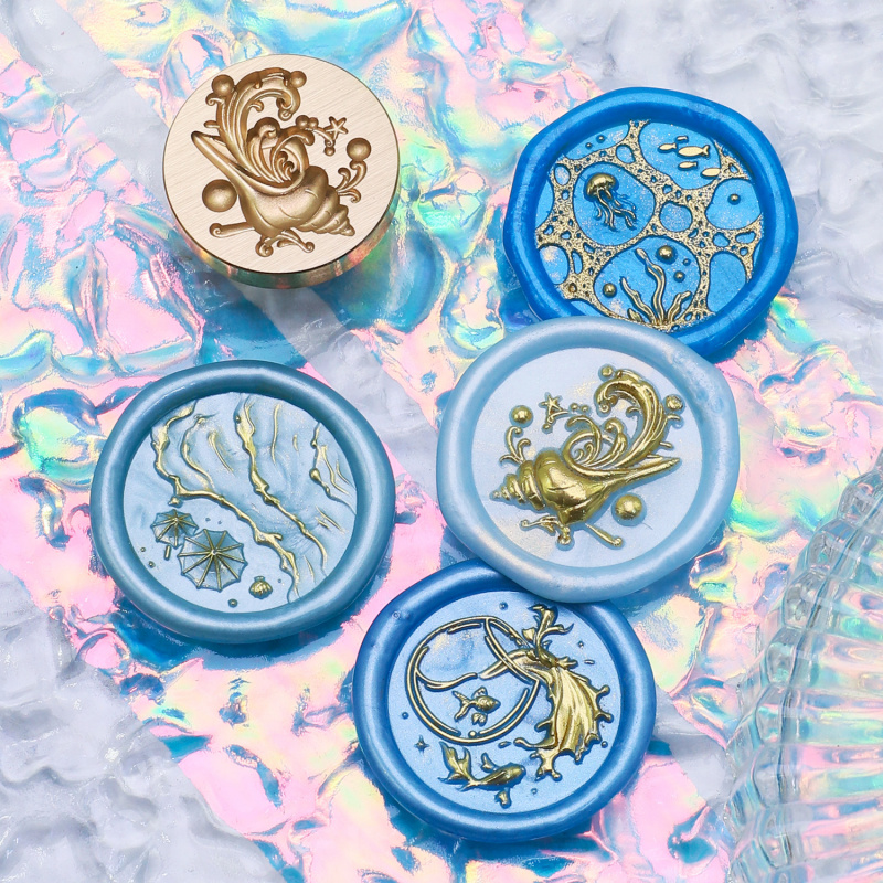 Série de Relief de fleurs d'ea - Wax Seal Stamp Set avis et prix