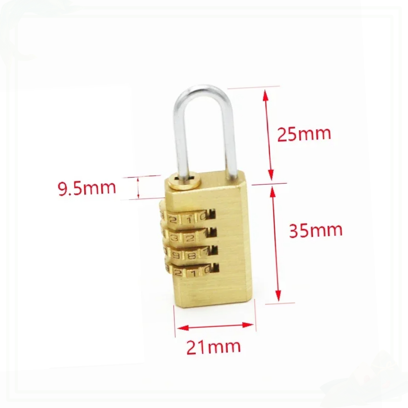 Cadenas à mot de passe en lait - Letter Opener Brass avis et prix