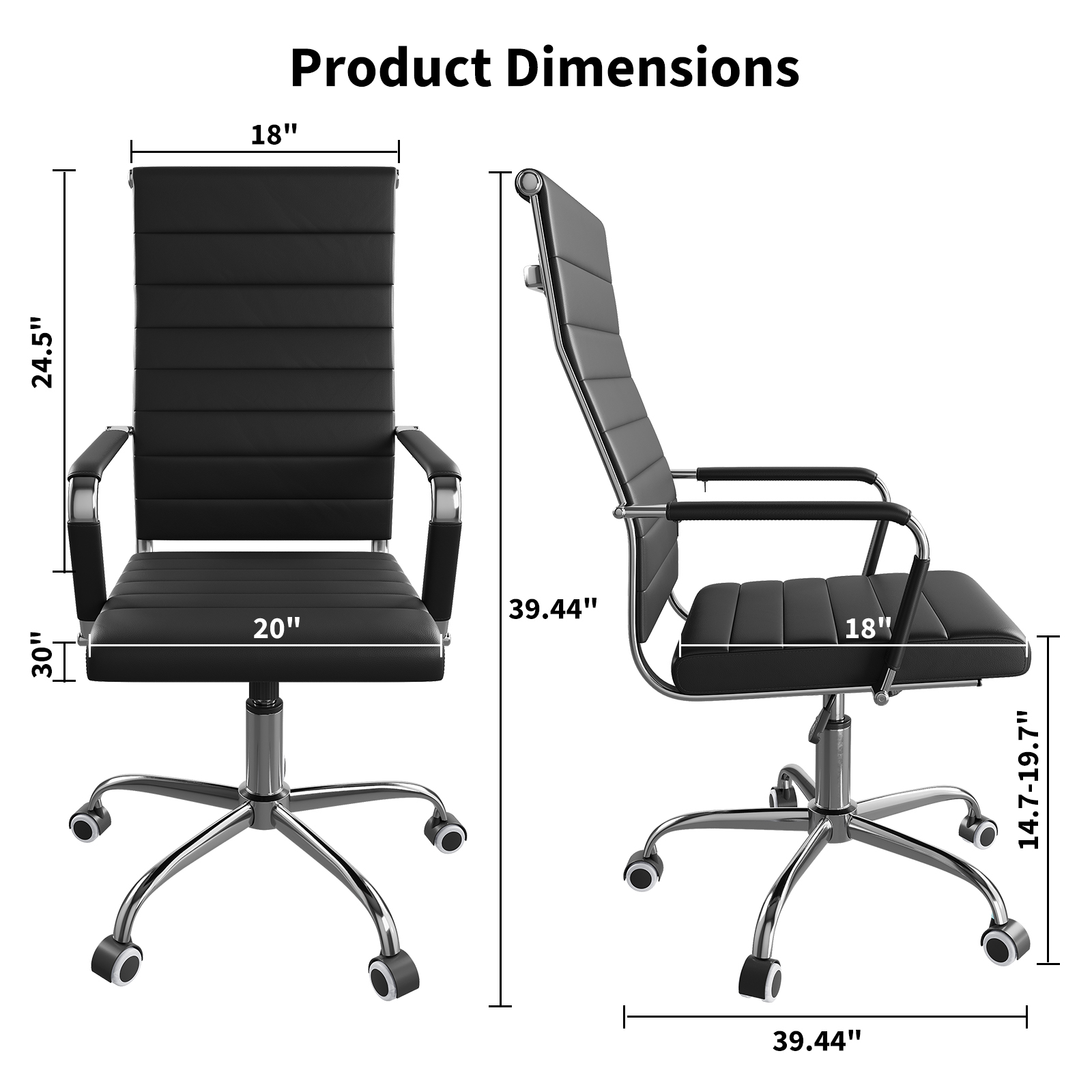Chaise de bureau de direction, - Leather Desk Pad avis et prix