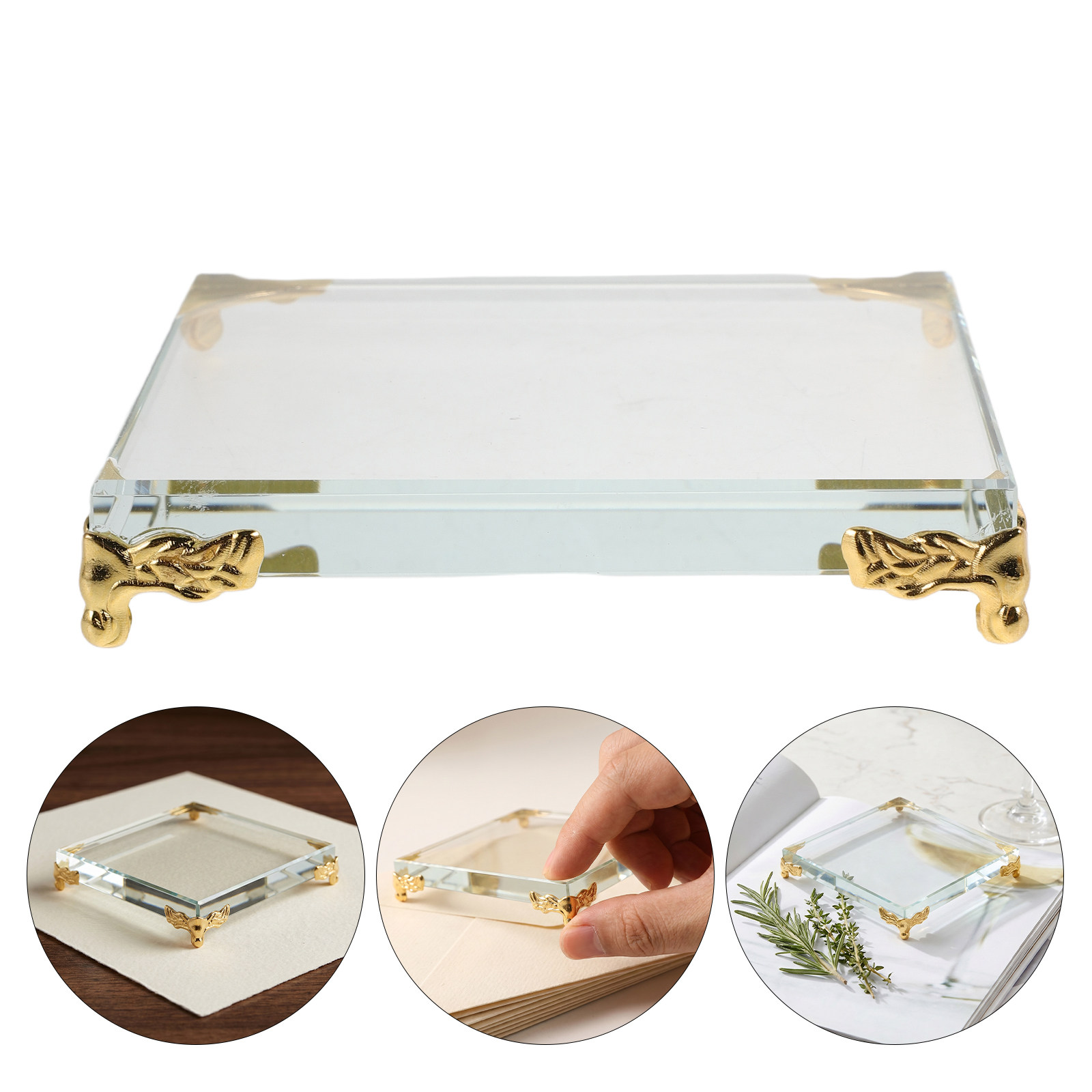 Presse-papier en cristal carré - Paper Weight Crystal avis et prix
